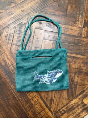 The Sak x Oceana convertible bag with Whale Patch. Hand or crossbody